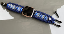 Lade das Bild in den Galerie-Viewer, Paracord Watch Band compatible with Fitbit Versa 1, Versa Lite, Versa 2, Versa 3, Versa 4, Sense, Sense 2 (watch not included).