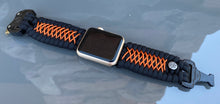 Load image into Gallery viewer, Personalized Paracord Watch Band for Apple Watch Series 1-11, Ultra, Ultra 2, Ultra 3, and SE (watch not included).