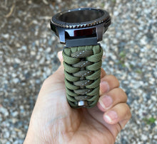 Load image into Gallery viewer, Samsung Galaxy Watch Band, Galaxy 42mm, Galaxy 46mm, Gear S3 Frontier, Gear S3 Classic, Gear Sport, 550 Paracord Watch Band.