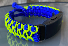 Load image into Gallery viewer, Paracord watch band personalized to replace bands for Fitbit Inspire, Fitbit Luxe, and Fitbit Alta (watch not included)