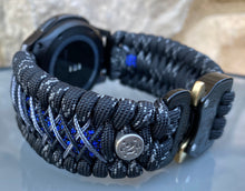 Load image into Gallery viewer, Samsung Galaxy Watch Band, Galaxy 42mm, Galaxy 46mm, Gear S3 Frontier, Gear S3 Classic, Gear Sport, 550 Paracord Watch Band.