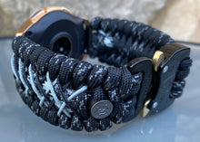 Load image into Gallery viewer, Samsung Galaxy Watch Band, Galaxy 42mm, Galaxy 46mm, Gear S3 Frontier, Gear S3 Classic, Gear Sport, 550 Paracord Watch Band.