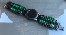 Load image into Gallery viewer, Samsung Galaxy Watch Band, Galaxy 42mm, Galaxy 46mm, Gear S3 Frontier, Gear S3 Classic, Gear Sport, 550 Paracord Watch Band.