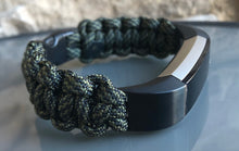 Load image into Gallery viewer, Paracord watch band personalized to replace bands for Fitbit Inspire, Fitbit Luxe, and Fitbit Alta (watch not included)