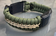 Load image into Gallery viewer, Paracord watch band personalized to replace bands for Fitbit Inspire, Fitbit Luxe, and Fitbit Alta (watch not included)