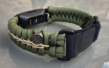Load image into Gallery viewer, Paracord watch band personalized to replace bands for Fitbit Inspire, Fitbit Luxe, and Fitbit Alta (watch not included)