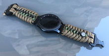 Load image into Gallery viewer, Samsung Galaxy Watch Band, Galaxy 42mm, Galaxy 46mm, Gear S3 Frontier, Gear S3 Classic, Gear Sport, 550 Paracord Watch Band.