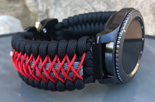 Load image into Gallery viewer, Samsung Galaxy Watch Band, Galaxy 42mm, Galaxy 46mm, Gear S3 Frontier, Gear S3 Classic, Gear Sport, 550 Paracord Watch Band.