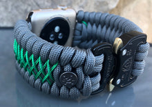 Charger l'image dans la galerie, Paracord Watch Band compatible with Apple Watch Series 1, 2, 3, 4, 5, 6, 7, 8, Ultra & SE (watch not included)