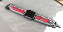 Charger l'image dans la galerie, Paracord Watch Band compatible with Apple Watch Series 1, 2, 3, 4, 5, 6, 7, 8, Ultra & SE (watch not included)