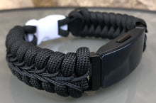Load image into Gallery viewer, Paracord watch band personalized to replace bands for Fitbit Inspire, Fitbit Luxe, and Fitbit Alta (watch not included)