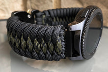 Load image into Gallery viewer, Samsung Galaxy Watch Band, Galaxy 42mm, Galaxy 46mm, Gear S3 Frontier, Gear S3 Classic, Gear Sport, 550 Paracord Watch Band.