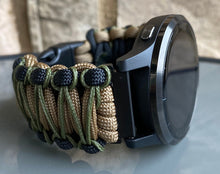 Load image into Gallery viewer, Paracord Watch Band compatible with Garmin Approach S12, Approach S40, Approach S42, D2 Air, Vivoactive 3S, Vivoactive 3, Vivoactive 3 Music, Vivoactive 4S, Vivoactive 4, Venu, Venu 2S, Venu 2, Venu SQ, Venu Music (watch not included)