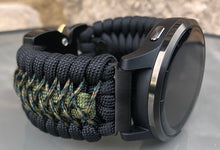 Load image into Gallery viewer, Paracord Watch Band compatible with Garmin Approach S12, Approach S40, Approach S42, D2 Air, Vivoactive 3S, Vivoactive 3, Vivoactive 3 Music, Vivoactive 4S, Vivoactive 4, Venu, Venu 2S, Venu 2, Venu SQ, Venu Music (watch not included)