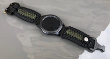 Load image into Gallery viewer, Samsung Galaxy Watch Band, Galaxy 42mm, Galaxy 46mm, Gear S3 Frontier, Gear S3 Classic, Gear Sport, 550 Paracord Watch Band.