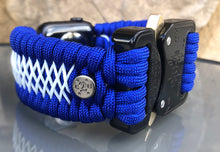 Charger l'image dans la galerie, Paracord Watch Band compatible with Apple Watch Series 1, 2, 3, 4, 5, 6, 7 & SE (watch not included)