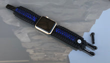 Charger l'image dans la galerie, Paracord Watch Band compatible with Apple Watch Series 1, 2, 3, 4, 5, 6, 7 & SE (watch not included)