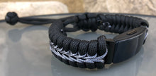 Load image into Gallery viewer, Paracord watch band personalized to replace bands for Fitbit Inspire, Fitbit Luxe, and Fitbit Alta (watch not included)