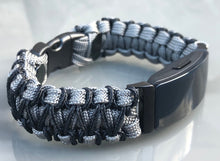 Load image into Gallery viewer, Paracord watch band personalized to replace bands for Fitbit Inspire, Fitbit Luxe, and Fitbit Alta (watch not included)