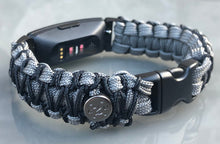 Load image into Gallery viewer, Paracord watch band personalized to replace bands for Fitbit Inspire, Fitbit Luxe, and Fitbit Alta (watch not included)