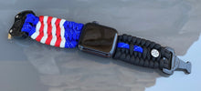 Load image into Gallery viewer, Paracord Watch Band compatible with Apple Watch Series 1, 2, 3, 4, 5, 6, 7 & SE (watch not included)
