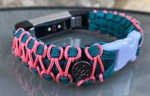Load image into Gallery viewer, Paracord watch band personalized to replace bands for Fitbit Inspire, Fitbit Luxe, and Fitbit Alta (watch not included)