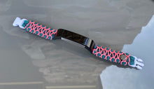 Load image into Gallery viewer, Paracord watch band personalized to replace bands for Fitbit Inspire, Fitbit Luxe, and Fitbit Alta (watch not included)