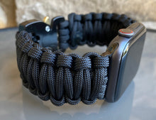 Charger l'image dans la galerie, Paracord Watch Band compatible with Apple Watch Series 1, 2, 3, 4, 5, 6, 7, 8, Ultra & SE (watch not included)