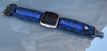 Load image into Gallery viewer, Paracord Watch Band compatible with Fitbit Versa 1, Versa Lite, Versa 2, Versa 3, Versa 4, Sense, Sense 2 (watch not included).
