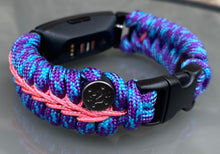 Cargar imagen en el visor de la galería, Paracord watch band personalized to replace bands for Fitbit Inspire, Fitbit Luxe, and Fitbit Alta (watch not included)