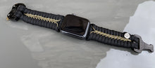 Cargar imagen en el visor de la galería, Paracord Watch Band compatible with Apple Watch Series 1, 2, 3, 4, 5, 6, 7, 8, 9, Ultra, Ultra 2 & SE (watch not included)