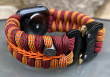 Charger l'image dans la galerie, Paracord Watch Band compatible with Apple Watch Series 1, 2, 3, 4, 5, 6, 7, 8, Ultra & SE (watch not included)