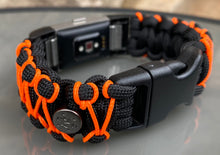 Charger l'image dans la galerie, Paracord Watch Band compatible with Fitbit Charge 2, Charge 3, Charge 4, Charge 5 & Charge 6 (Watch not included)