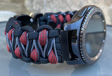 Load image into Gallery viewer, Samsung Galaxy Watch Band, Galaxy 42mm, Galaxy 46mm, Gear S3 Frontier, Gear S3 Classic, Gear Sport, 550 Paracord Watch Band.