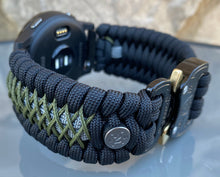 Charger l'image dans la galerie, Paracord watch band compatible with Garmin Approach S12/S40/S42, D2 Air/X10, Vivoactive, Venu, Vivomove, Forerunner 55/245/255/645/745 (watch not included)