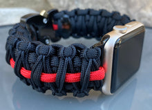 Load image into Gallery viewer, Paracord Watch Band compatible with Apple Watch Series 1, 2, 3, 4, 5, 6, 7 & SE (watch not included)