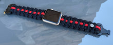 Load image into Gallery viewer, Paracord Watch Band compatible with Apple Watch Series 1, 2, 3, 4, 5, 6, 7 & SE (watch not included)