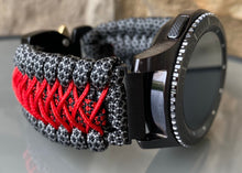 Load image into Gallery viewer, Samsung Galaxy Watch Band, Galaxy 42mm, Galaxy 46mm, Gear S3 Frontier, Gear S3 Classic, Gear Sport, 550 Paracord Watch Band.