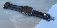 Lade das Bild in den Galerie-Viewer, Paracord Watch Band compatible with Apple Watch Series 1, 2, 3, 4, 5, 6, 7 & SE (watch not included)