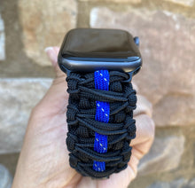 Lade das Bild in den Galerie-Viewer, Paracord Watch Band compatible with Apple Watch Series 1, 2, 3, 4, 5, 6, 7, 8, 9, 10, Ultra, Ultra 2 & SE (watch not included)