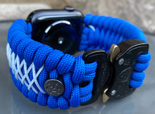 Lade das Bild in den Galerie-Viewer, Paracord Watch Band compatible with Apple Watch Series 1, 2, 3, 4, 5, 6, 7, 8, 9, Ultra, Ultra 2 & SE (watch not included)