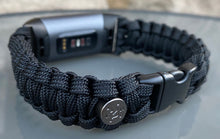 Cargar imagen en el visor de la galería, Paracord Watch Band compatible with Fitbit Charge 2, Charge 3, Charge 4, Charge 5 & Charge 6 (Watch not included)