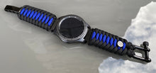 Load image into Gallery viewer, Samsung Galaxy Watch Band, Galaxy 42mm, Galaxy 46mm, Gear S3 Frontier, Gear S3 Classic, Gear Sport, 550 Paracord Watch Band.