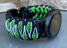 Lade das Bild in den Galerie-Viewer, Samsung Galaxy Watch Active/Active 2, Galaxy Active/Active 2, Paracord Band, Paracord Strap, 550 Cord Samsung Strap