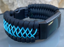 Lade das Bild in den Galerie-Viewer, Paracord Watch Band compatible with Fitbit Charge 2, Charge 3, Charge 4, Charge 5 & Charge 6 (Watch not included)