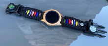 Load image into Gallery viewer, Paracord Watchband compatible with Samsung Galaxy Watch 3, Galaxy Watch 4, Galaxy Watch 5, Galaxy Watch 6 (watch not included)