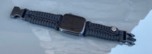 Lade das Bild in den Galerie-Viewer, Paracord Watch Band compatible with Apple Watch Series 1, 2, 3, 4, 5, 6, 7, 8, Ultra & SE (watch not included)