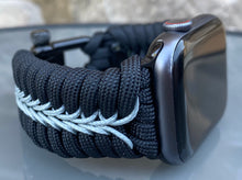 Lade das Bild in den Galerie-Viewer, Paracord Watch Band compatible with Apple Watch Series 1, 2, 3, 4, 5, 6, 7, 8, 9, Ultra, Ultra 2 & SE (watch not included)
