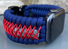 Lade das Bild in den Galerie-Viewer, Paracord Watch Band compatible with Apple Watch Series 1, 2, 3, 4, 5, 6, 7, 8, Ultra & SE (watch not included)