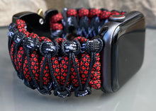 Cargar imagen en el visor de la galería, Paracord Watch Band compatible with Apple Watch Series 1, 2, 3, 4, 5, 6, 7 & SE (watch not included)